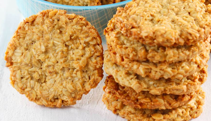 Chrupiące ciastka owsiane 