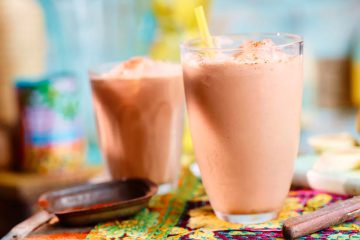 Drink bananowo-czekoladowy z rumem 