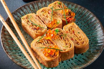 Japoński omlet tamagoyaki 