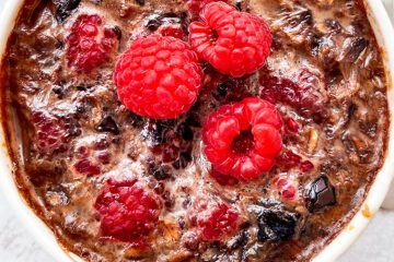 Pieczona owsianka czekoladowa