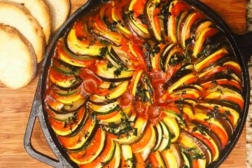 Ratatouille z serem pleśniowym 