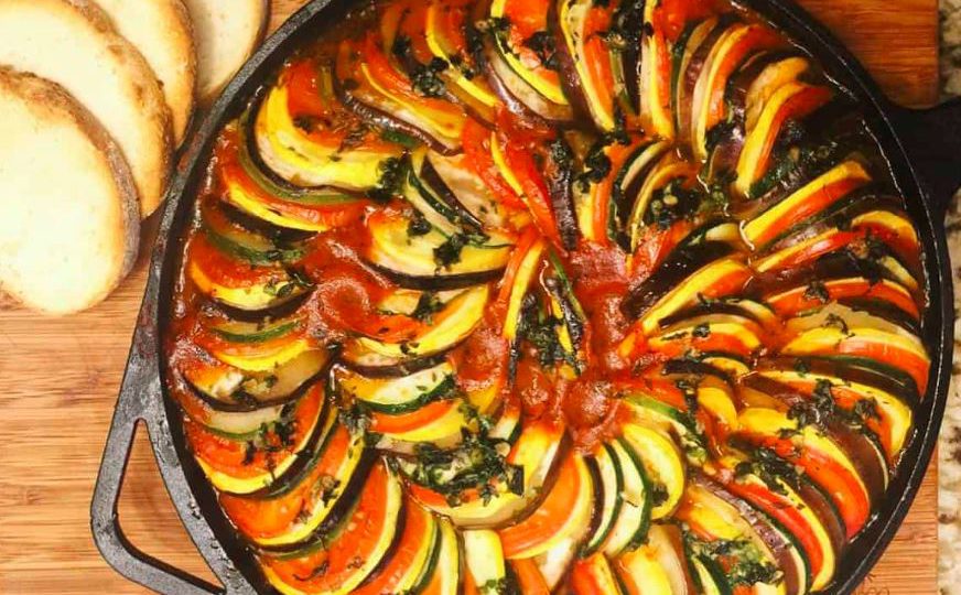 Ratatouille z serem pleśniowym 