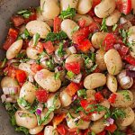 Sałatka z białej fasoli - wersja wegetariańska