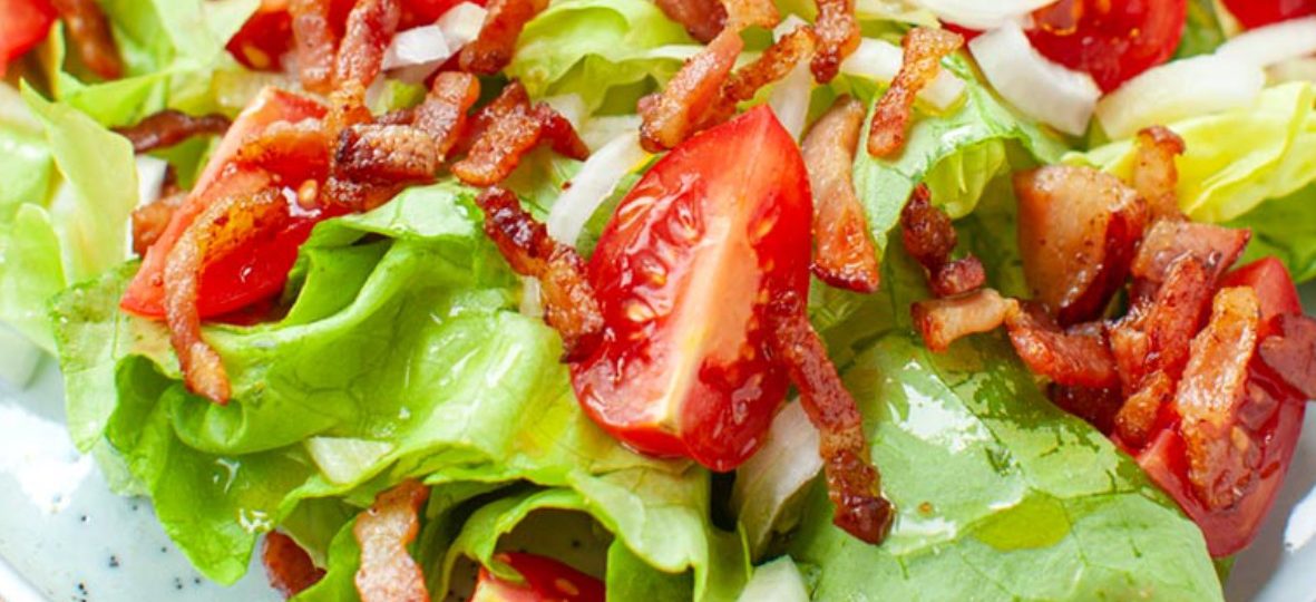 Sałatka z boczkiem