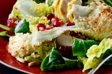 Sałatka z pieczonym indykiem