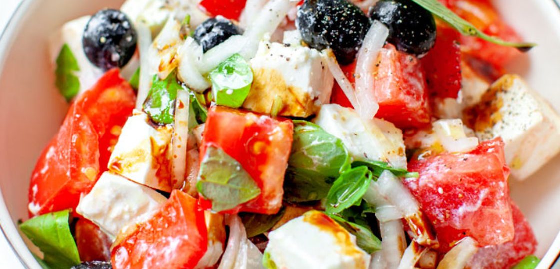 Sałatka z serem feta