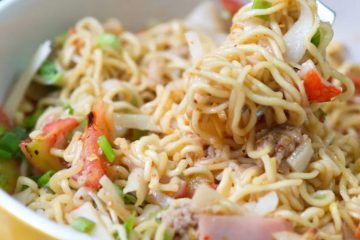 Sałatka z zupki chińskiej