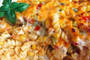 Zapiekanka gyros z makaronem 