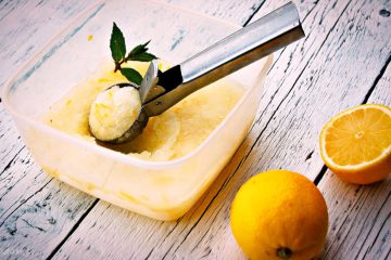 Cytrynowy sorbet 