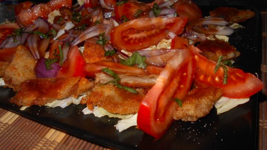 Sałatka z boczniakami 