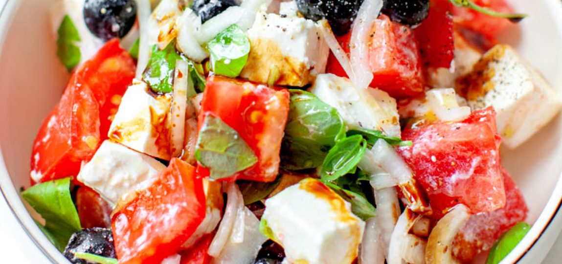 Sałatka z serem feta