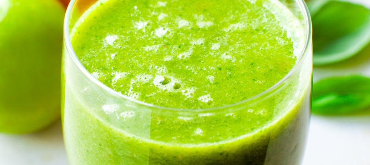 Zielone smoothie ze szpinakiem