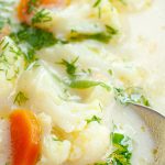 Zupa kalafiorowa z ziemniakami